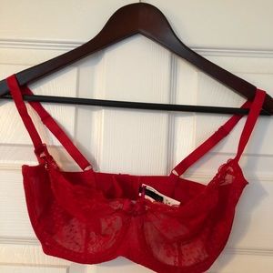Red Lacy Bra - Passionata - 34DD